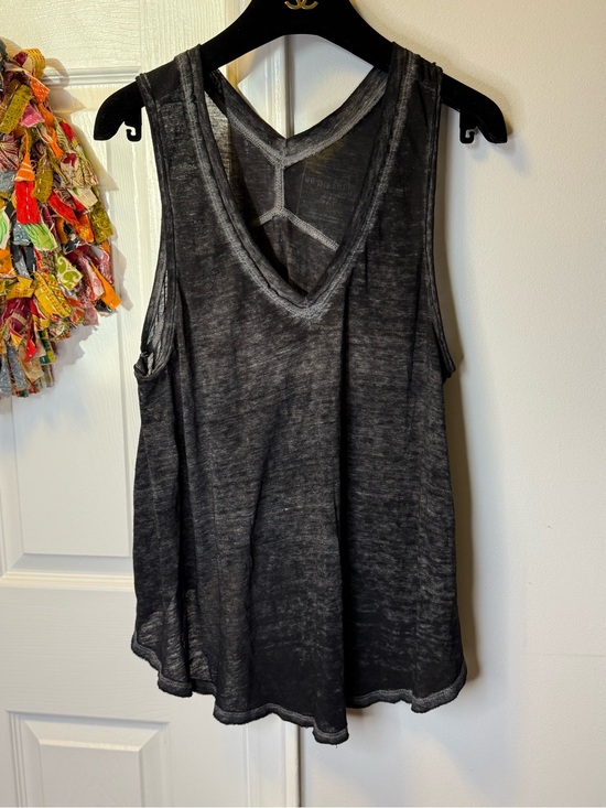 We The Free Tops - We The Free Washed Black V-Neck Sleeveless Tank